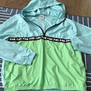 Victoria's Secret PINK Aqua Jacket/windbreaker